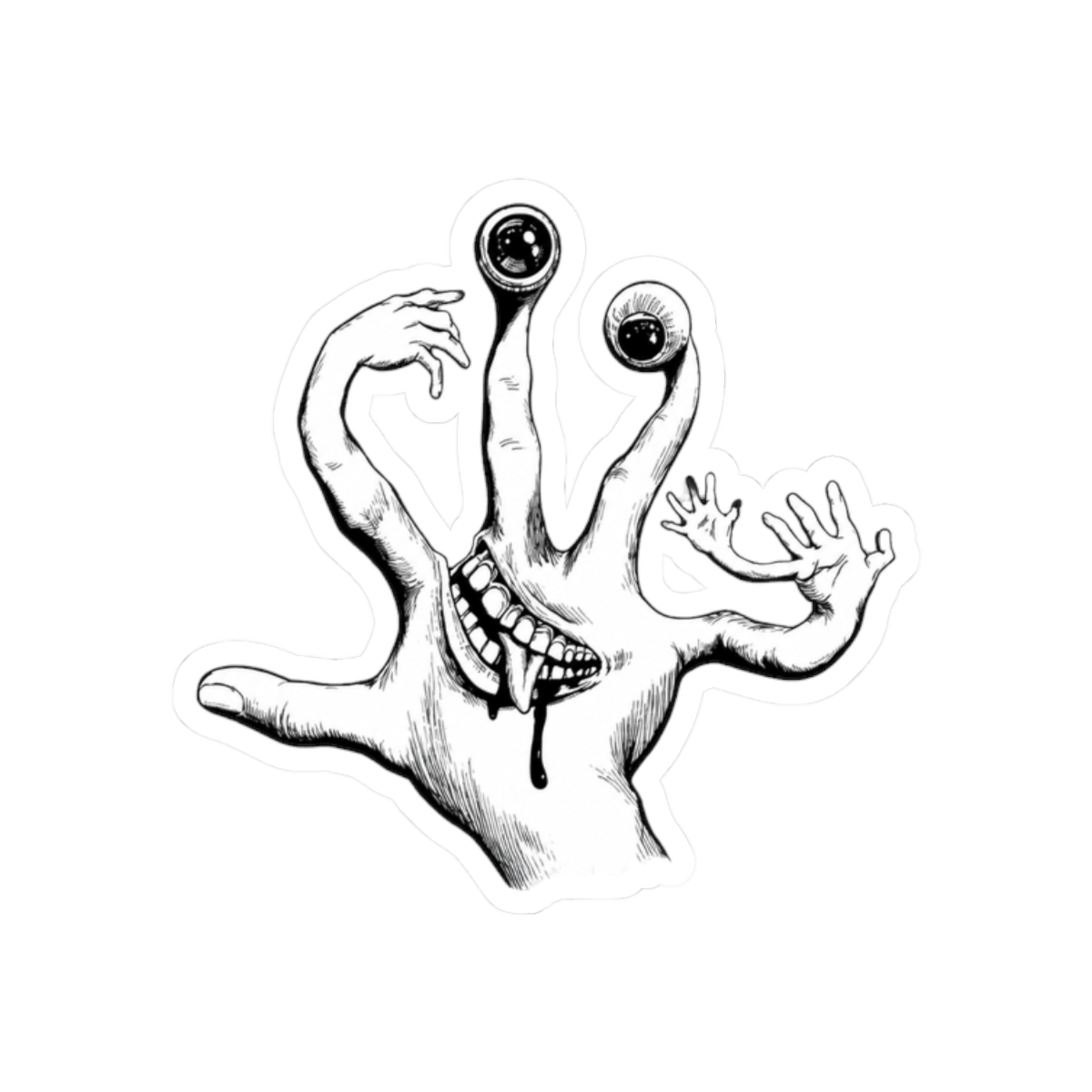 Migi The Parasyte Sticker - alternate angle 3, merchandise