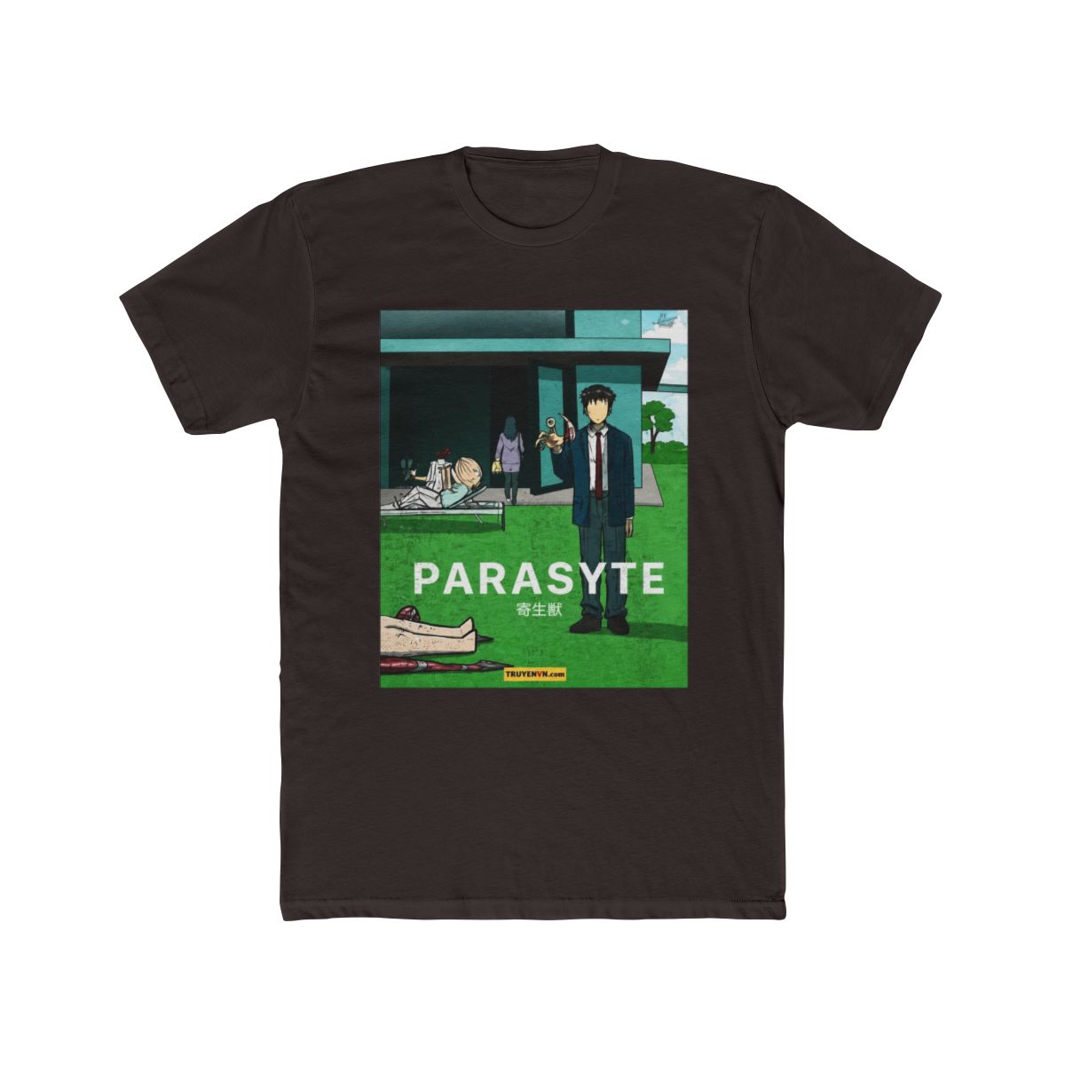 Parasyte Manga Cover T Shirt | Parasyte Store - alternate angle 2, merchandise